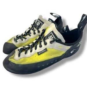 Evolv Womens Climbing Shoes Size 7 Yellow Black Lace Up Trax-A15